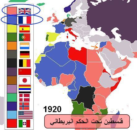 متى تم احتلال فلسطين